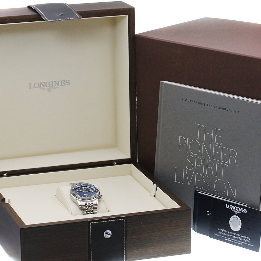 LONGINES Legend diver L3.764.4.90.6 Date Navy Dial Automatic Men's Watch_868860